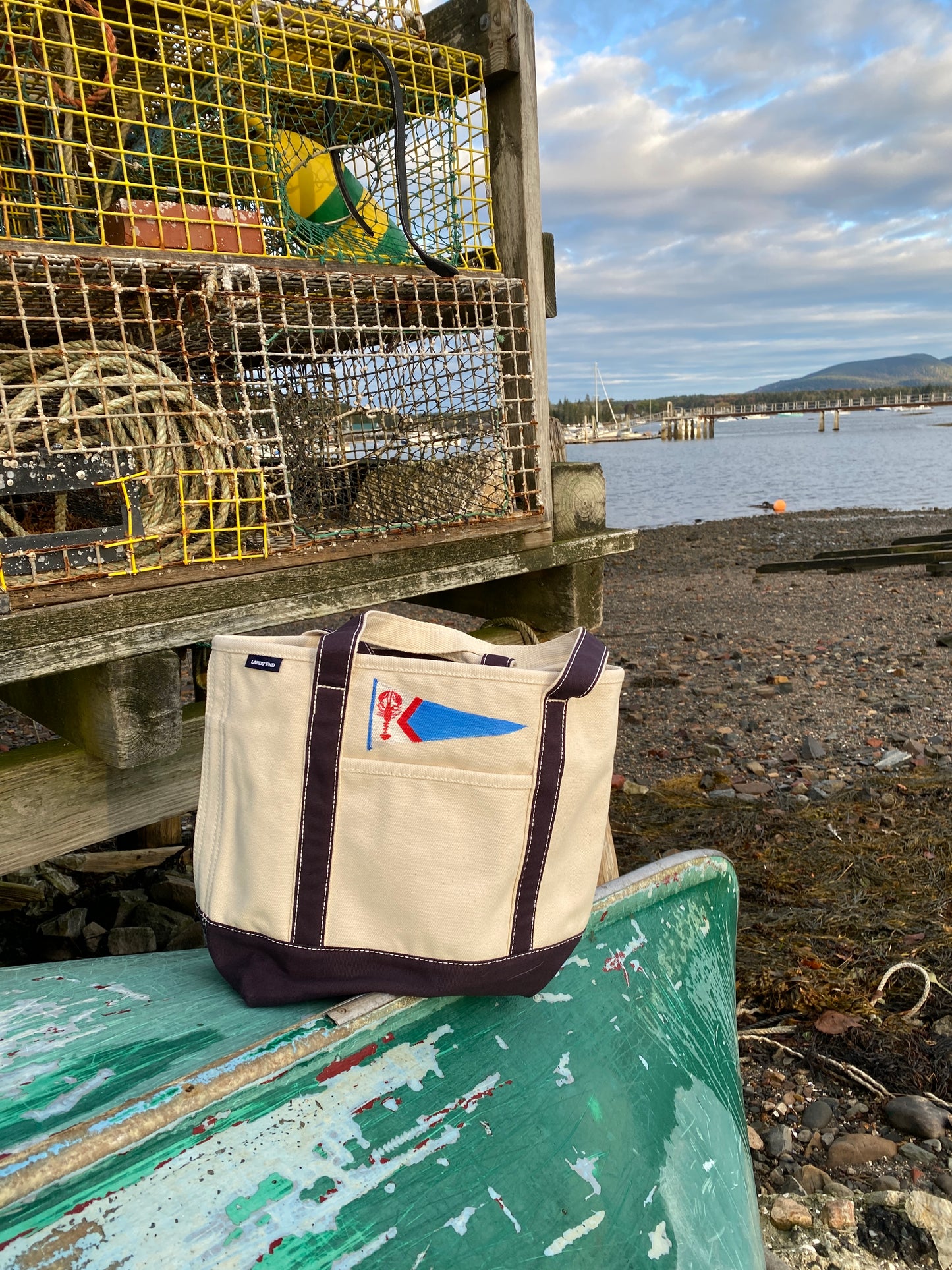 MEDIUM LOBSTER BURGEE FLAG BOAT BAG