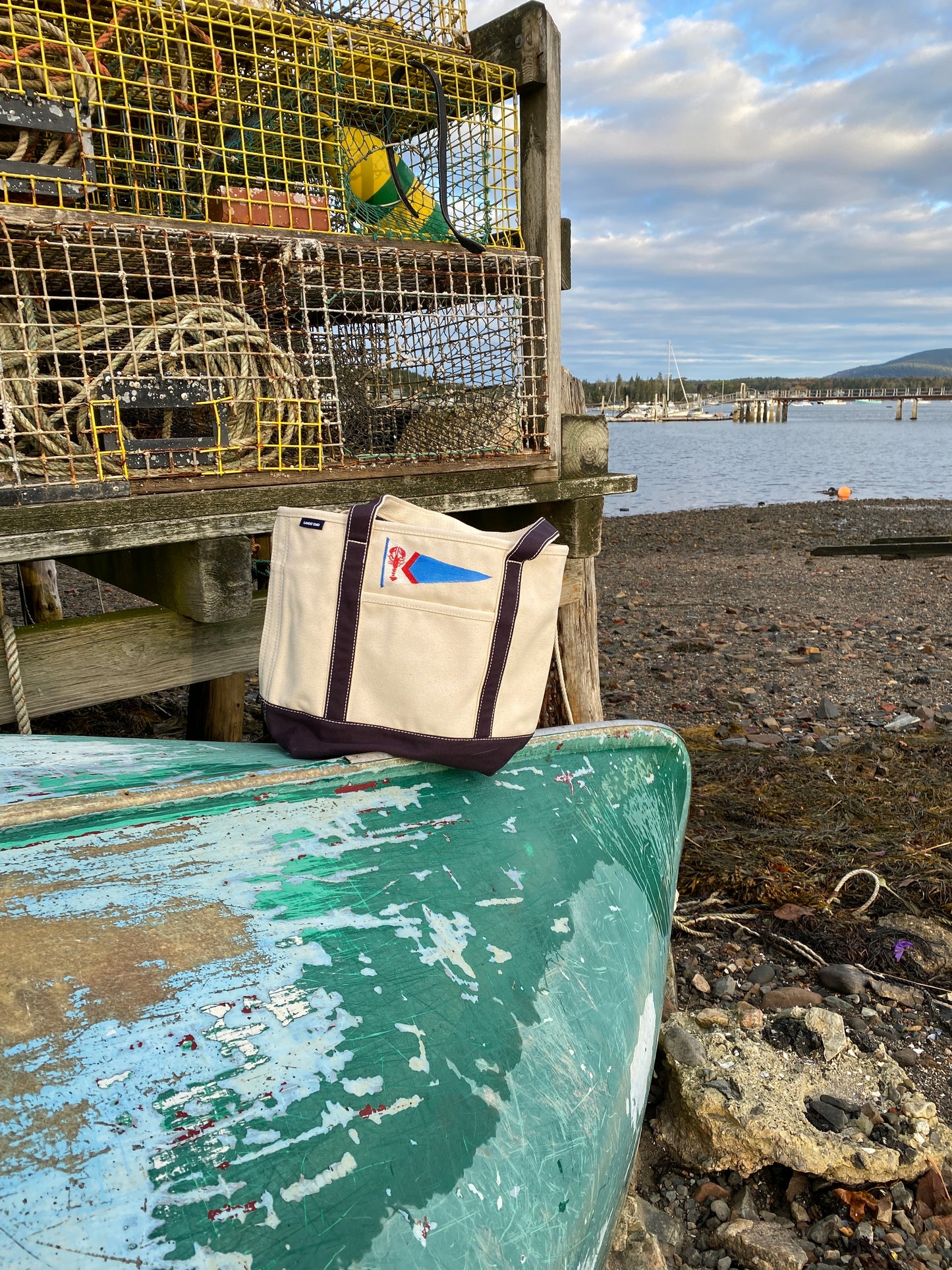MEDIUM LOBSTER BURGEE FLAG BOAT BAG