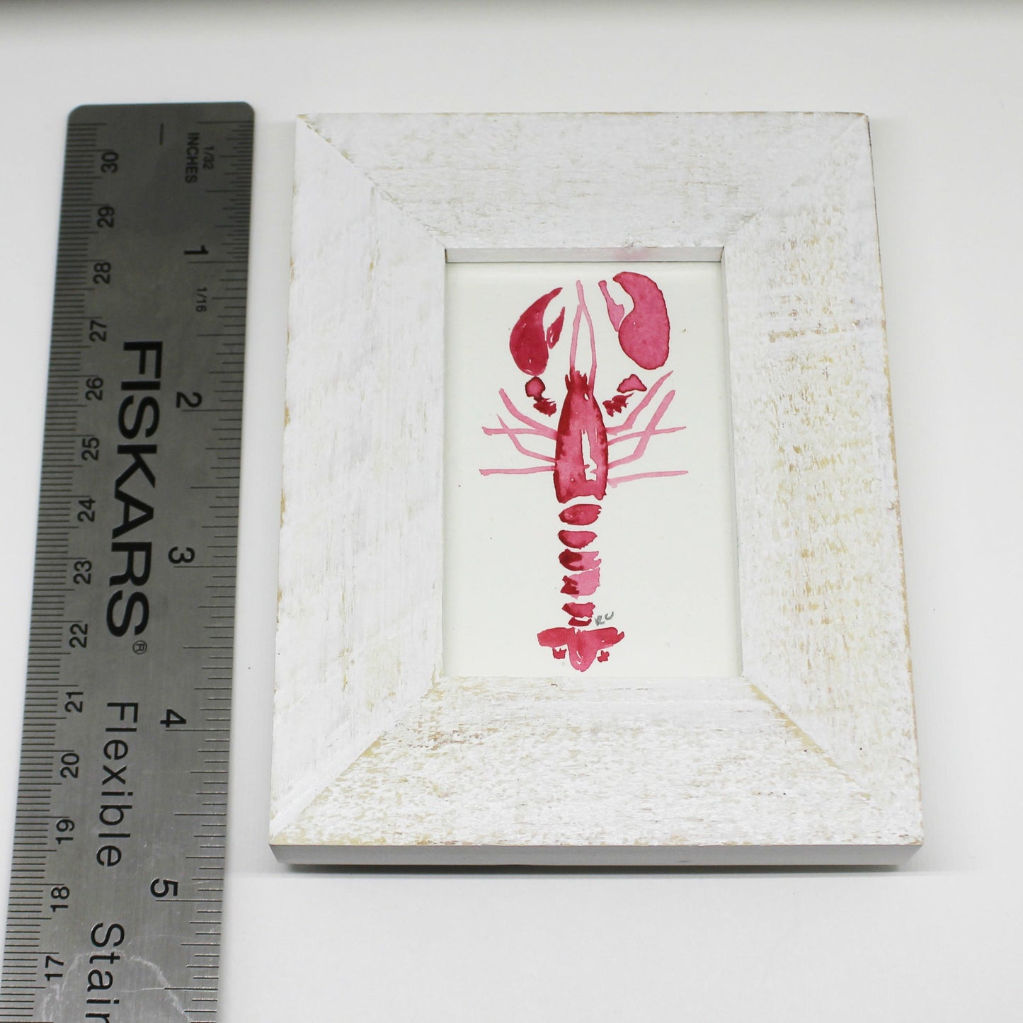 MINI FRAMED LOBSTER WATERCOLOR