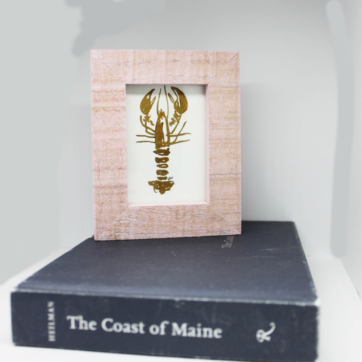 MINI FRAMED LOBSTER WATERCOLOR