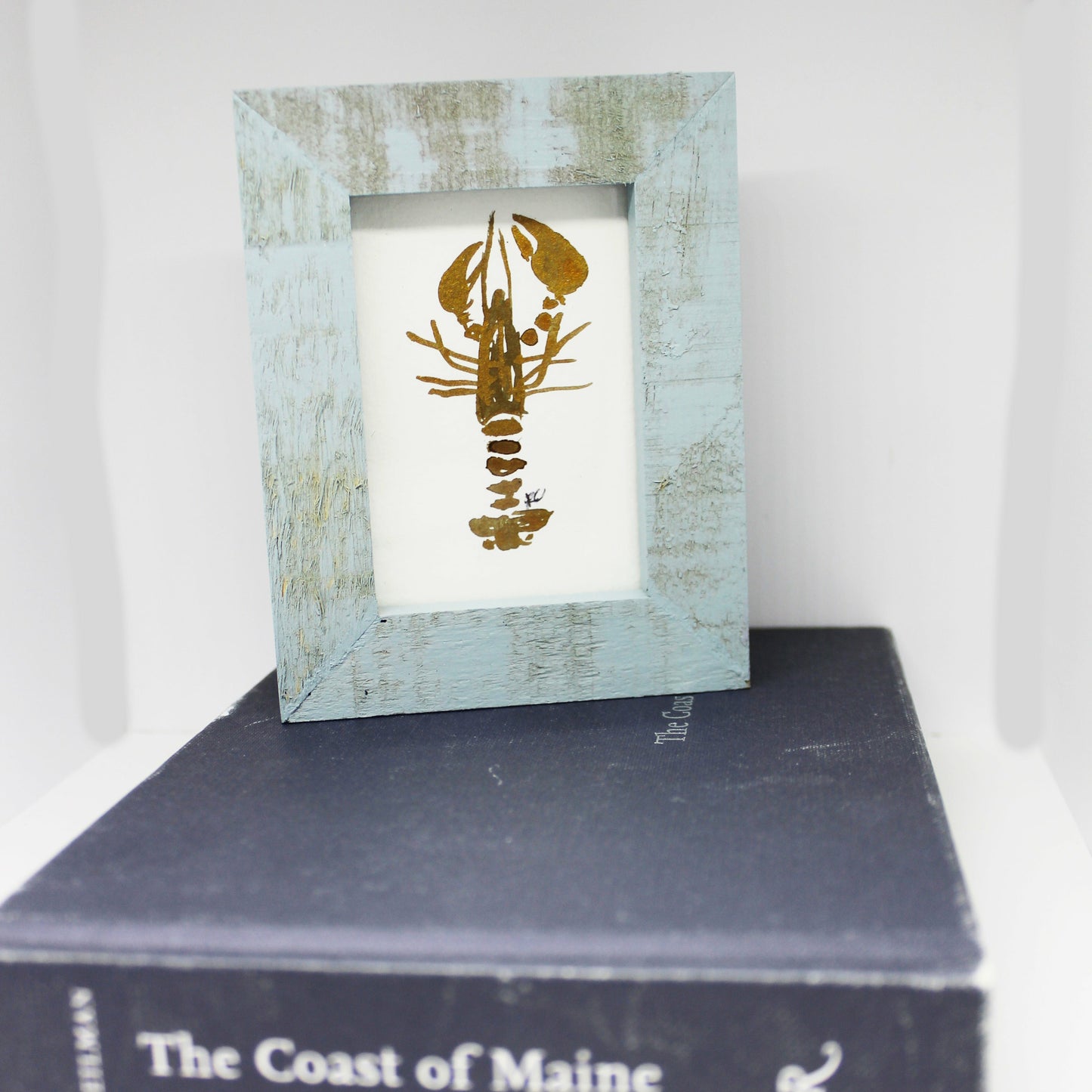 MINI FRAMED LOBSTER WATERCOLOR