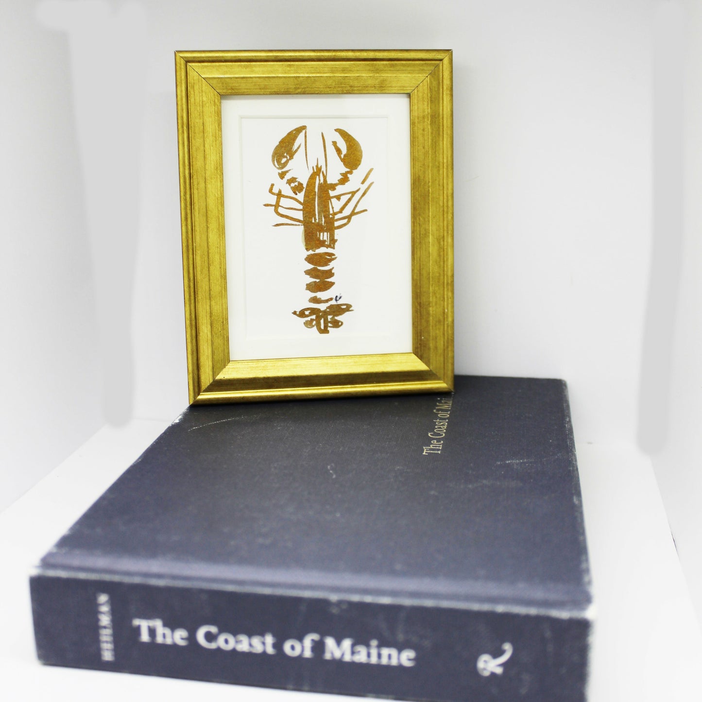 MINI FRAMED LOBSTER WATERCOLOR