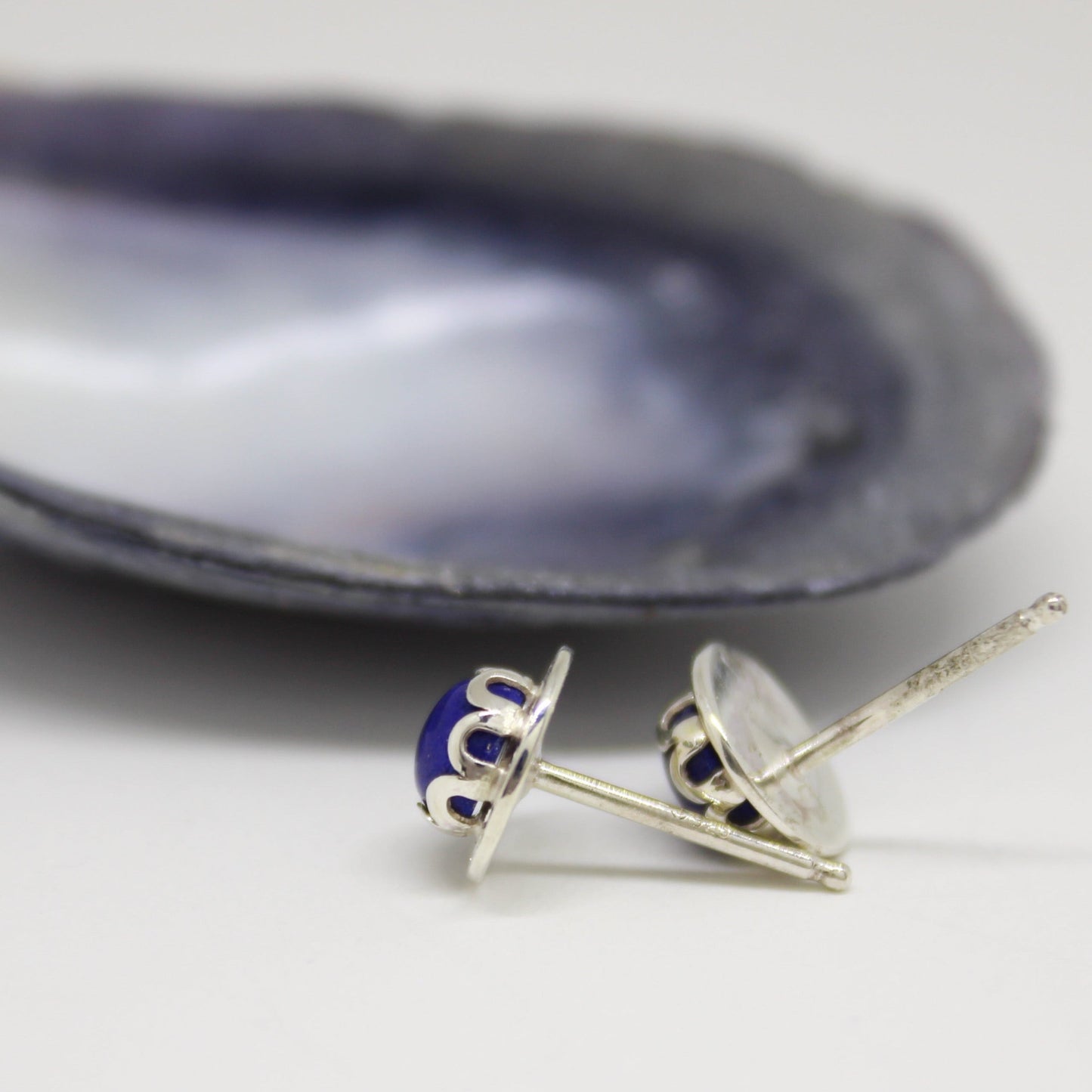 SOUTHWEST HARBOR SCALLOPED DOT EARRINGS