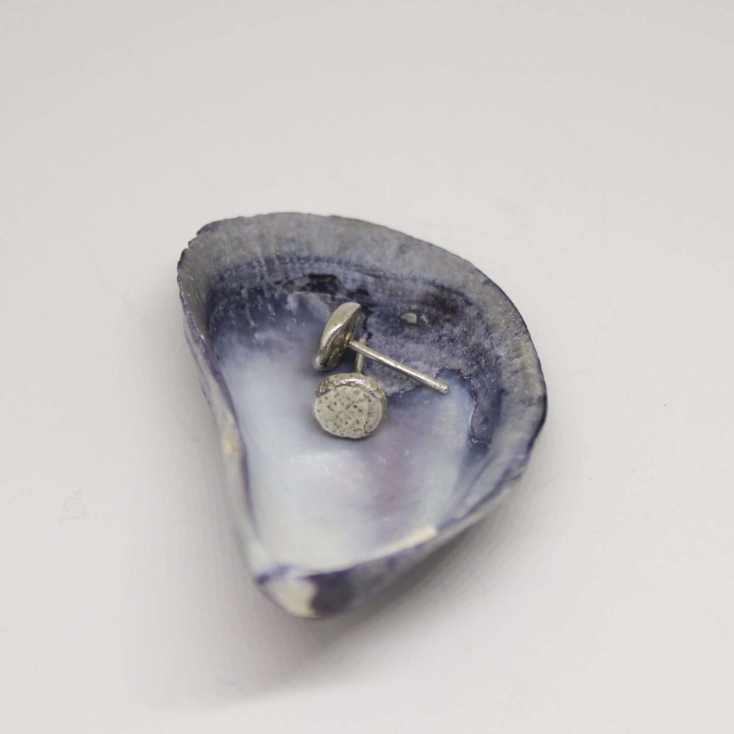ORGANIC RECYCLED SILVER POST EARRINGS