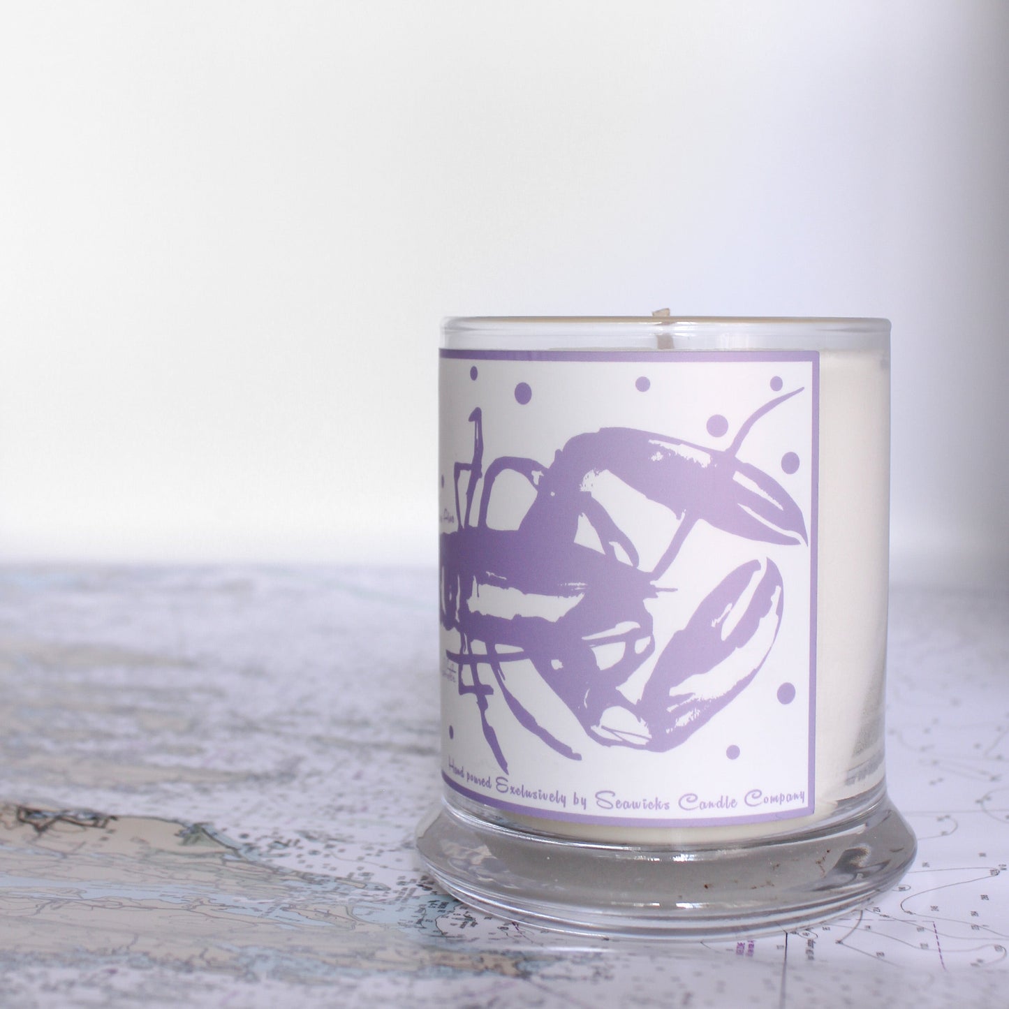 LITTLE LAVENDER LOBSTER CANDLE