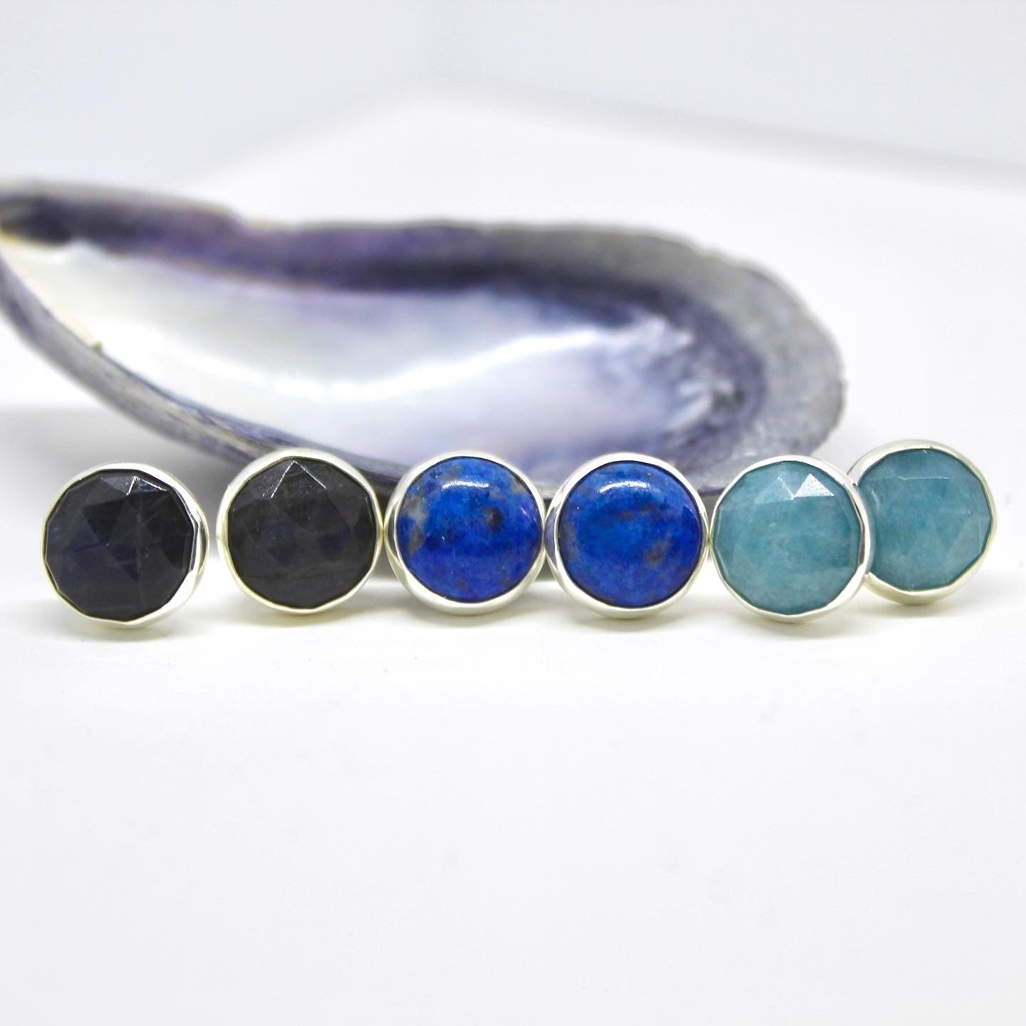 HARBOR BLUES - POST EARRINGS