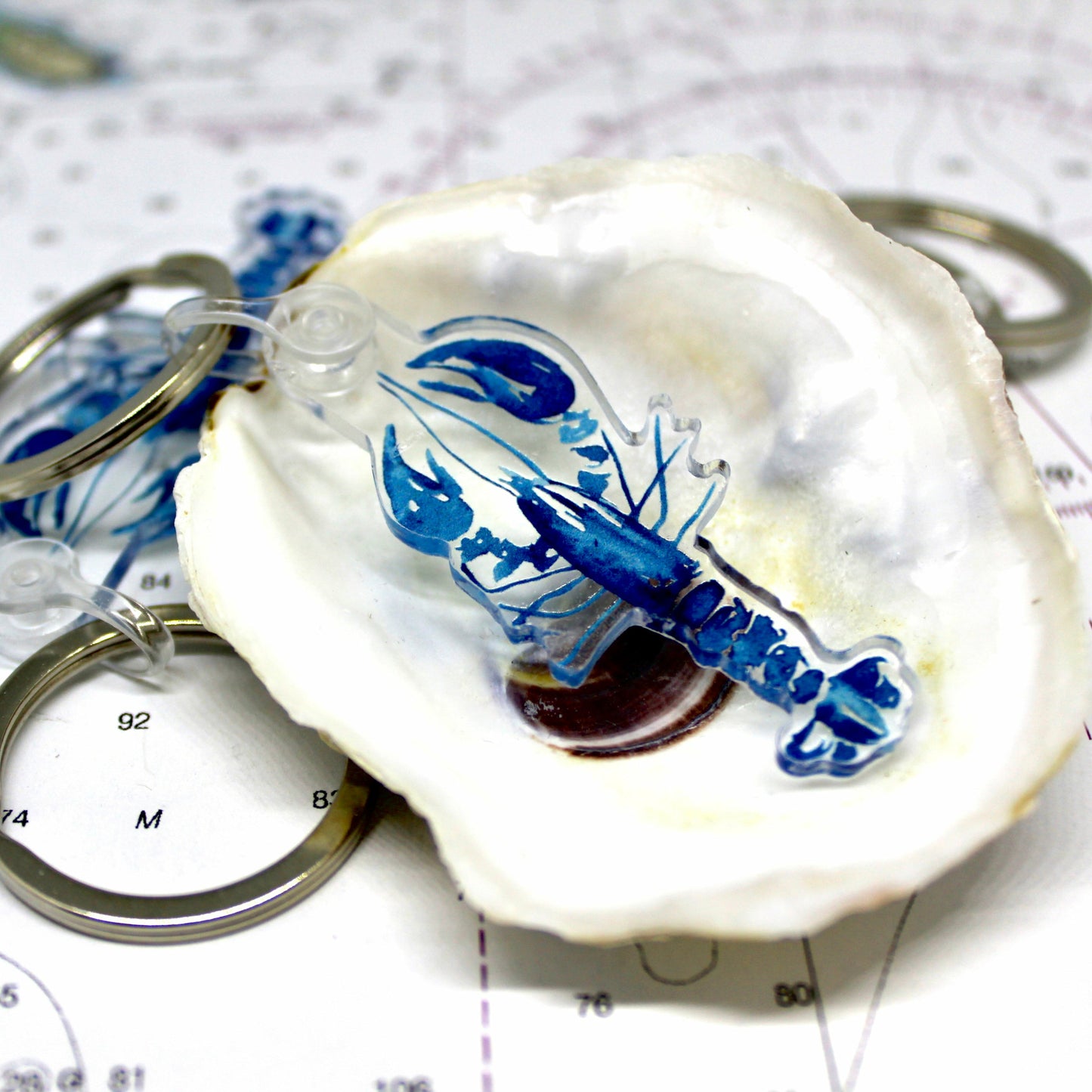 BLUE LOBSTER - KEYCHAIN