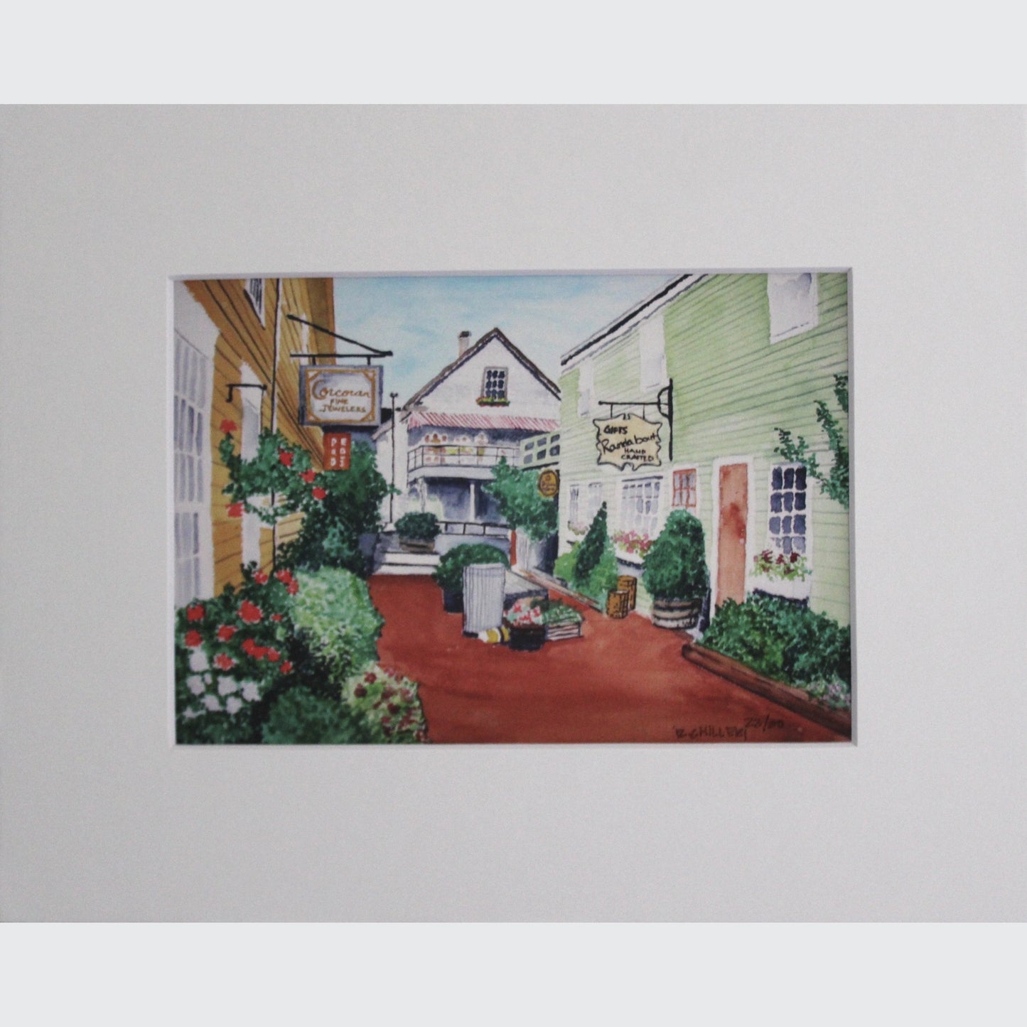 KENNEBUNKPORT DOCK SQUARE - PRINT