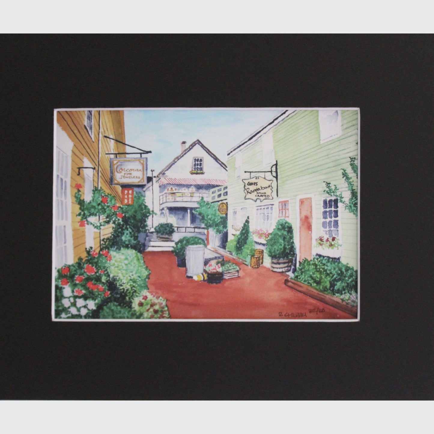KENNEBUNKPORT DOCK SQUARE - PRINT