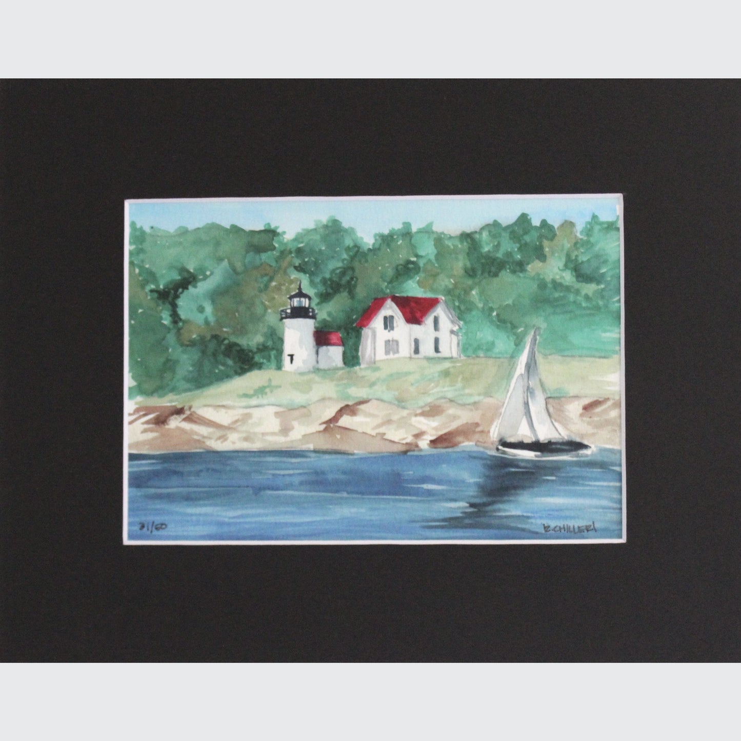 CURTIS ISLAND LIGHTHOUSE - PRINT