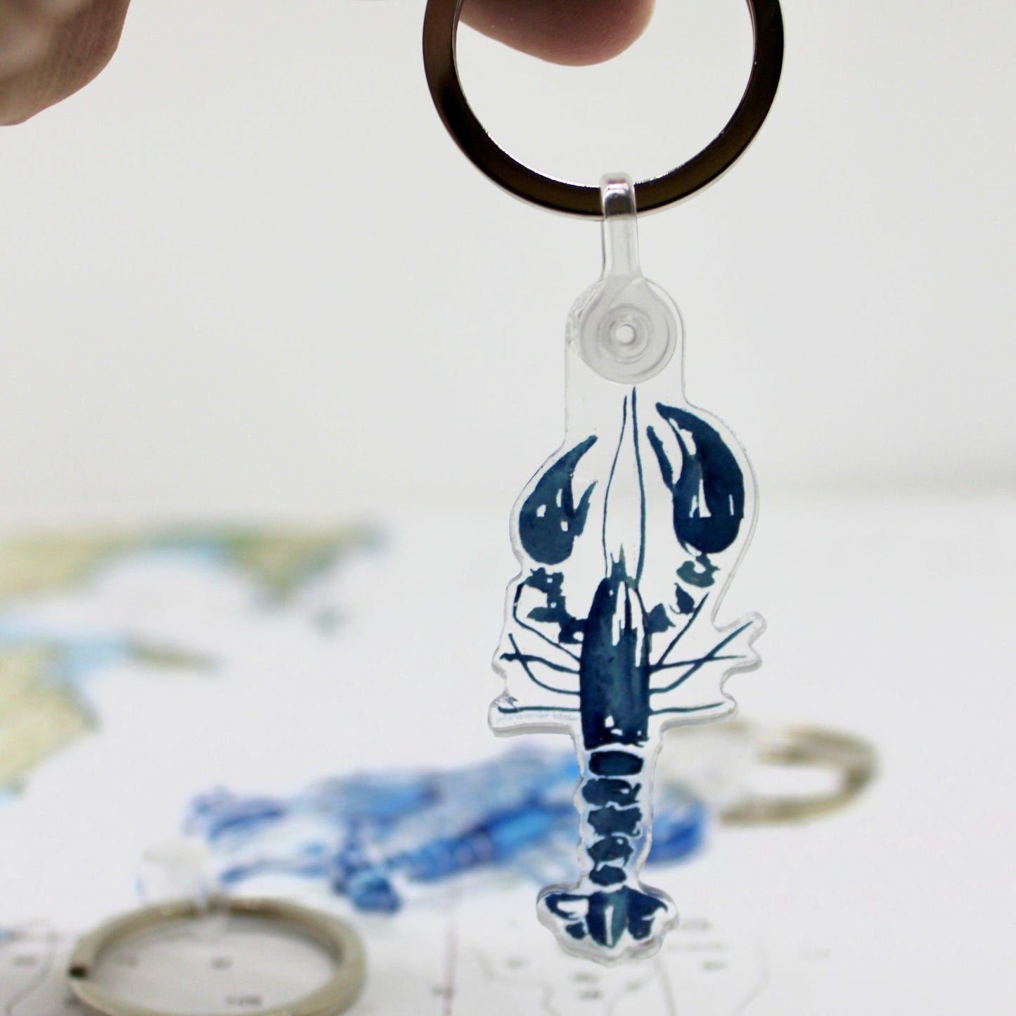 BLUE LOBSTER - KEYCHAIN