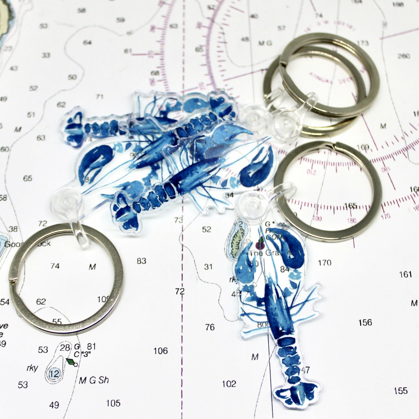 BLUE LOBSTER - KEYCHAIN
