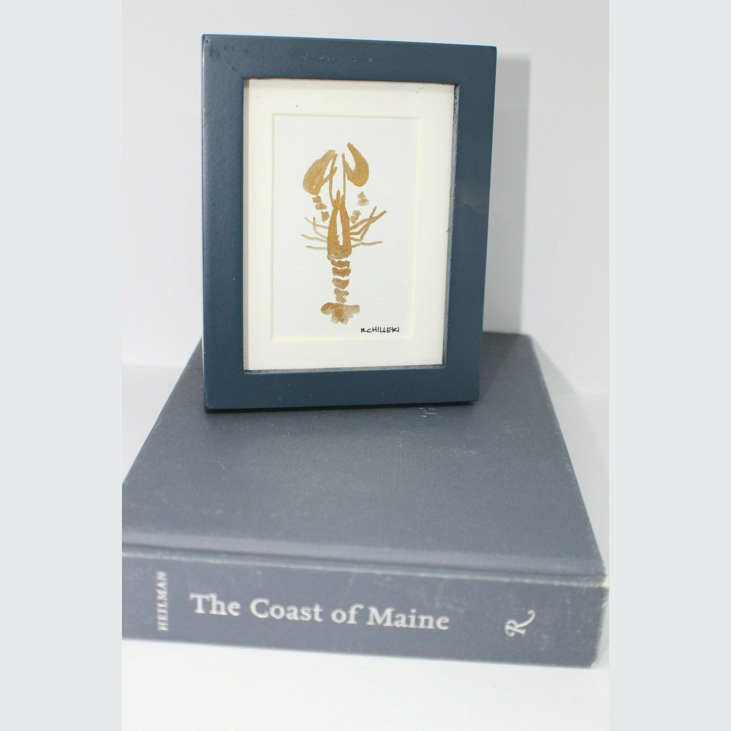MINI FRAMED LOBSTER WATERCOLOR