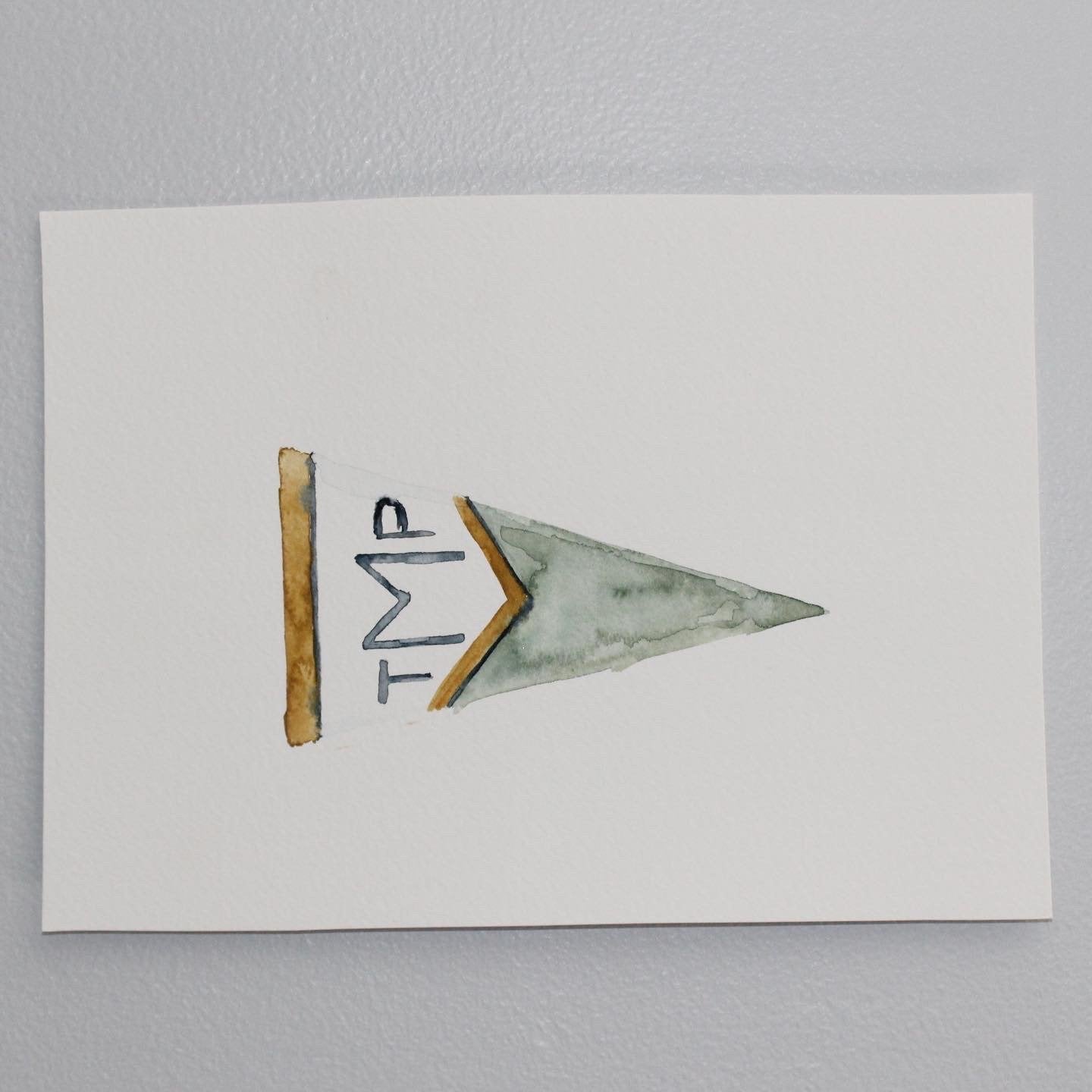 CUSTOM NAUTICAL FLAG WATERCOLOR PAINTING