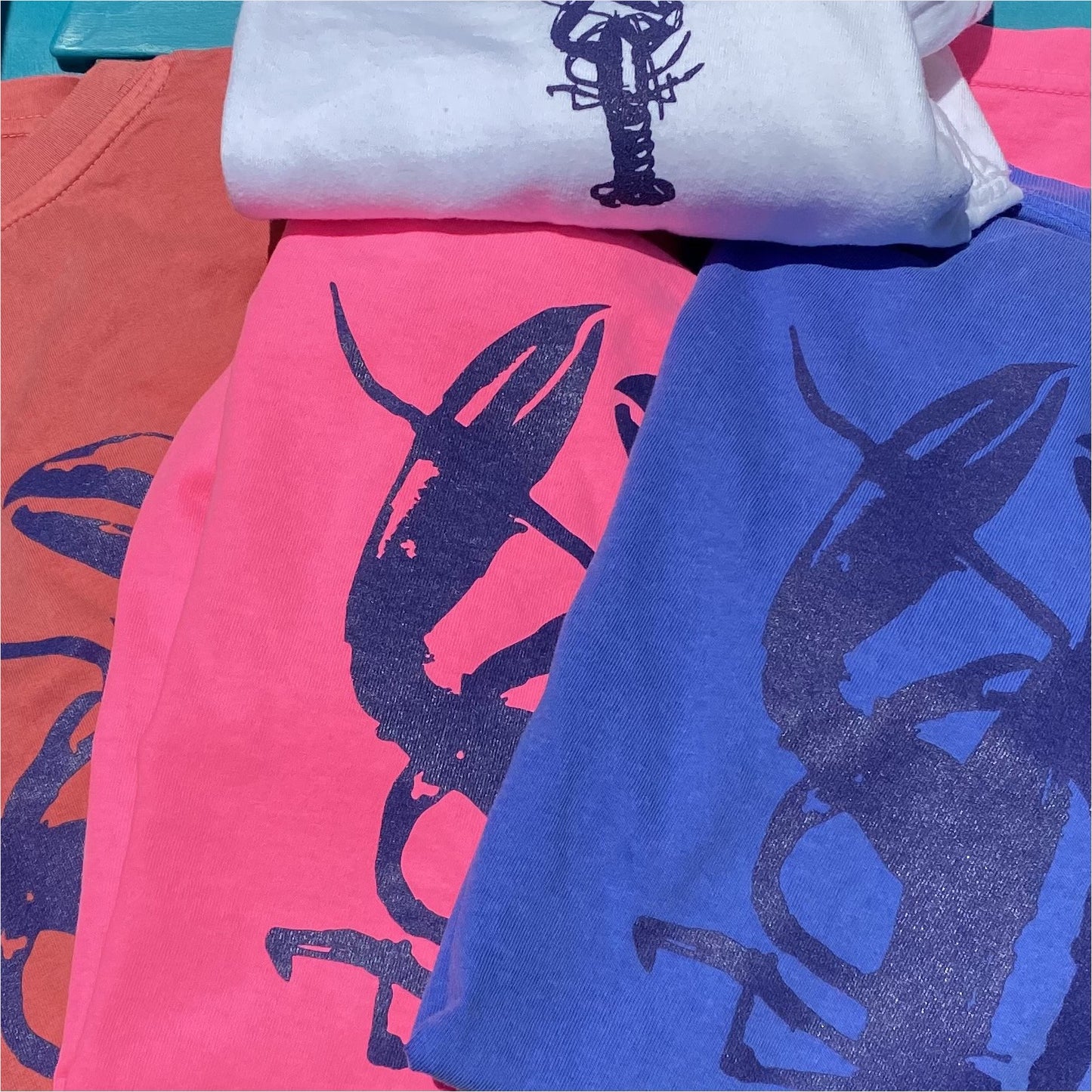 NAVY LOBSTER - T-SHIRT