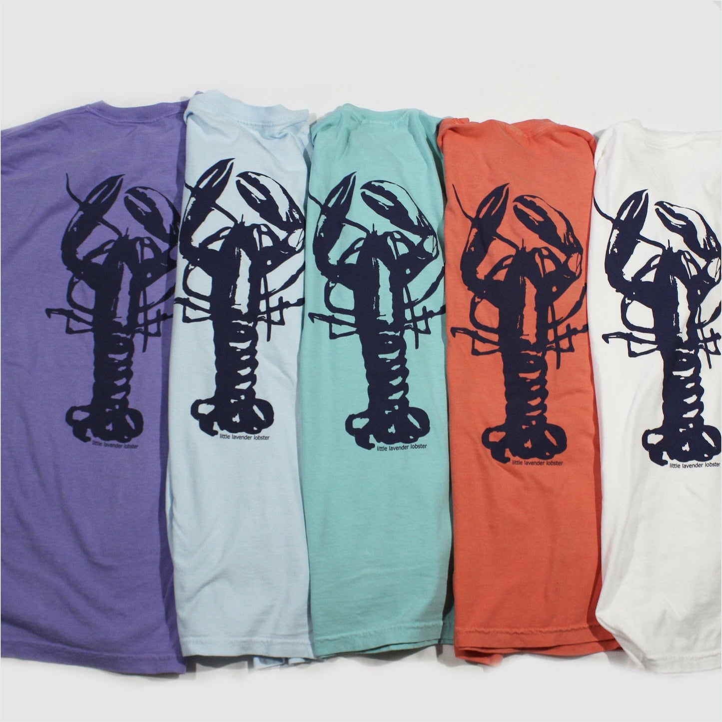 NAVY LOBSTER - Long-sleeve Front and Back Lobster