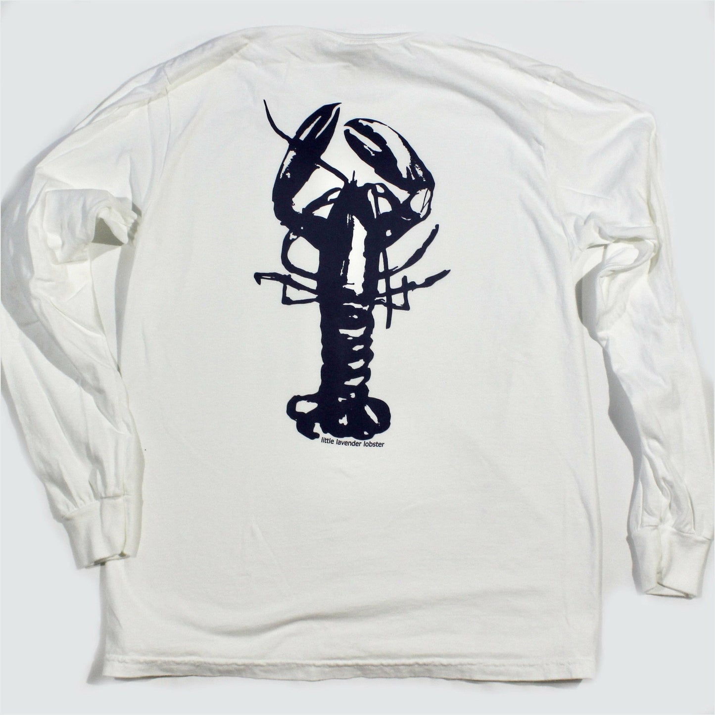 NAVY LOBSTER - Long-sleeve Front and Back Lobster