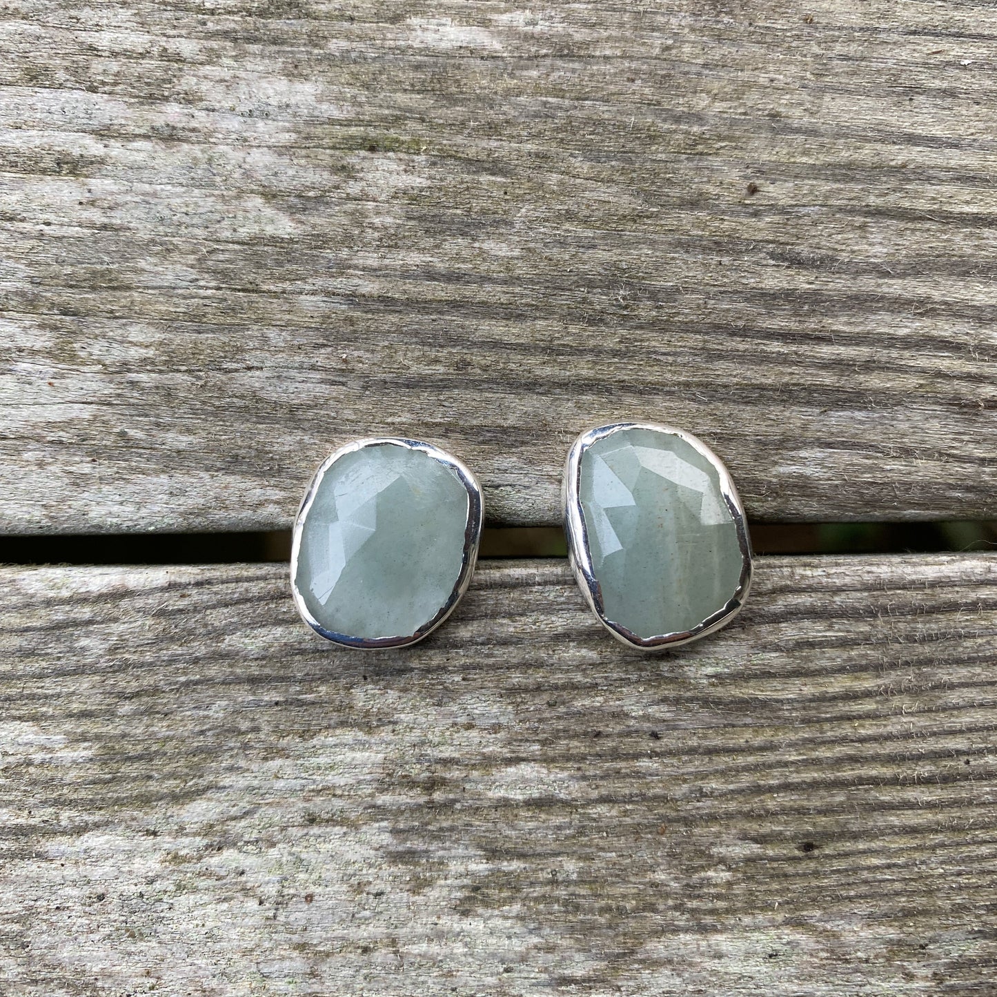 ORGANIC AQUAMARINE - EARRINGS