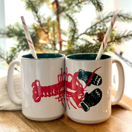 MUG - LOBSTER WITH MITTENS