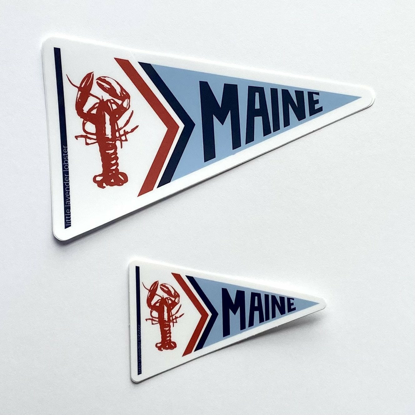 STICKER • MAINE PENNANT FLAG