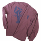 EARTHY COLORS NAVY LOBSTER  - Long-sleeve Front and Back Lobster