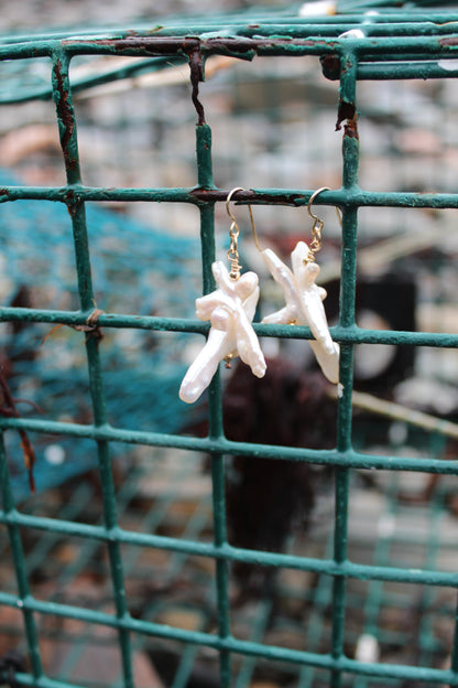 SEA STAR PEARL EARRINGS