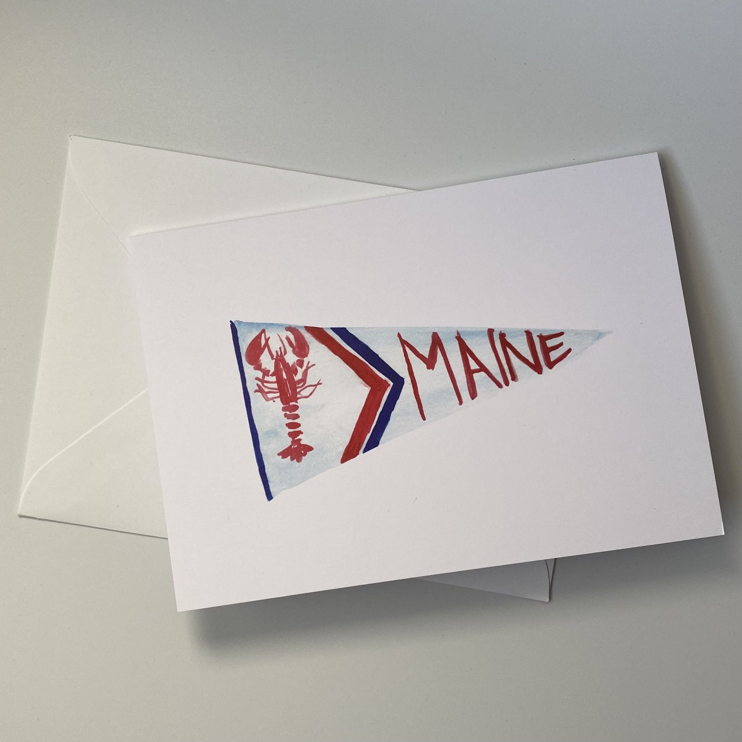 MAINE NAUTICAL FLAG - BLANK NOTE CARDS