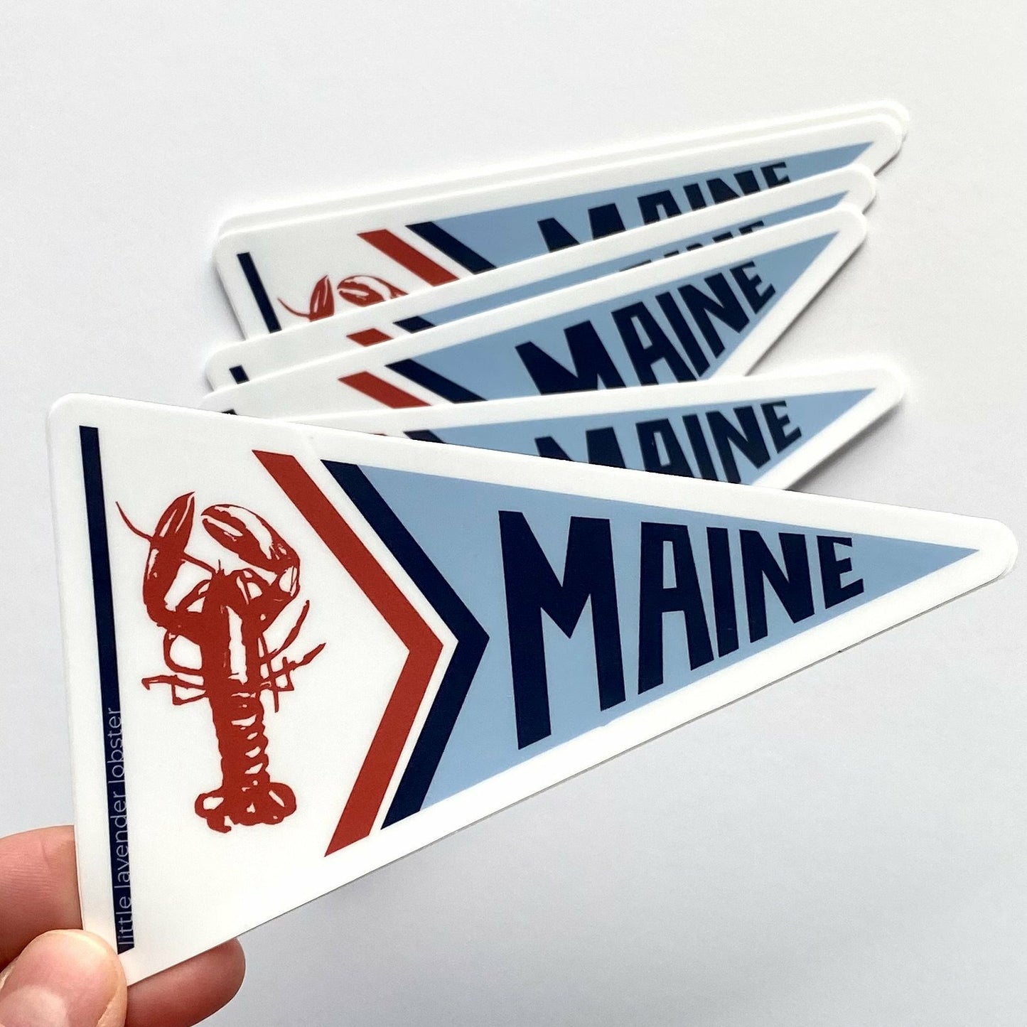 STICKER • MAINE PENNANT FLAG