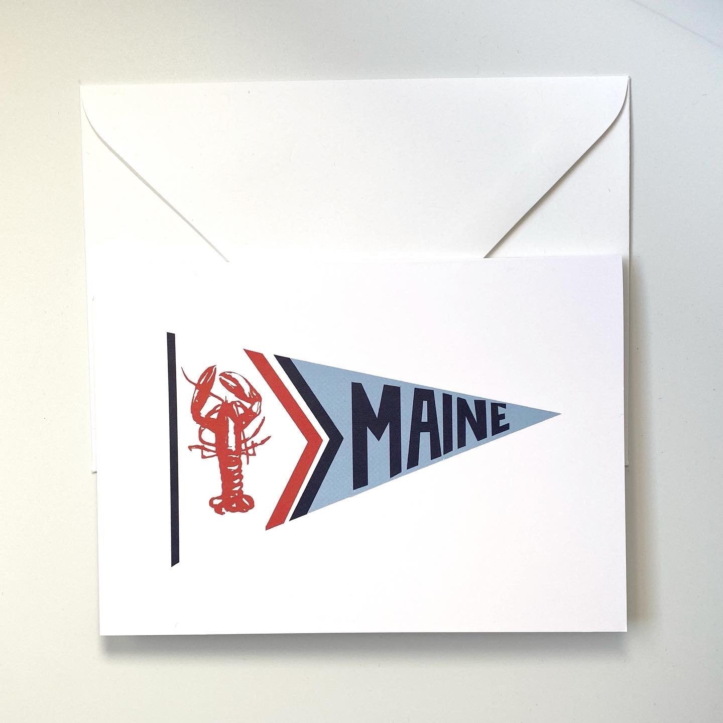MAINE NAUTICAL FLAG - BLANK NOTE CARDS