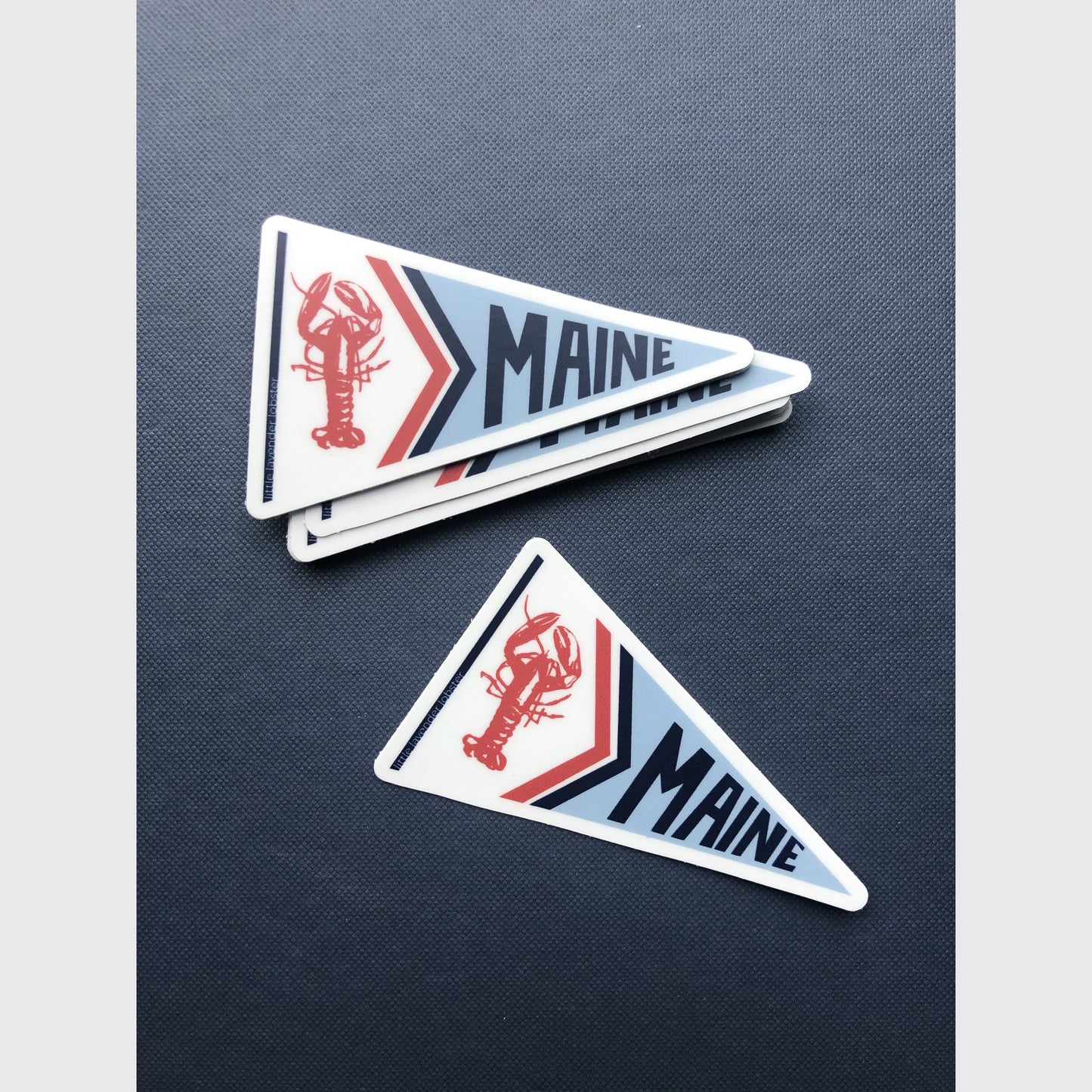 STICKER • MAINE PENNANT FLAG