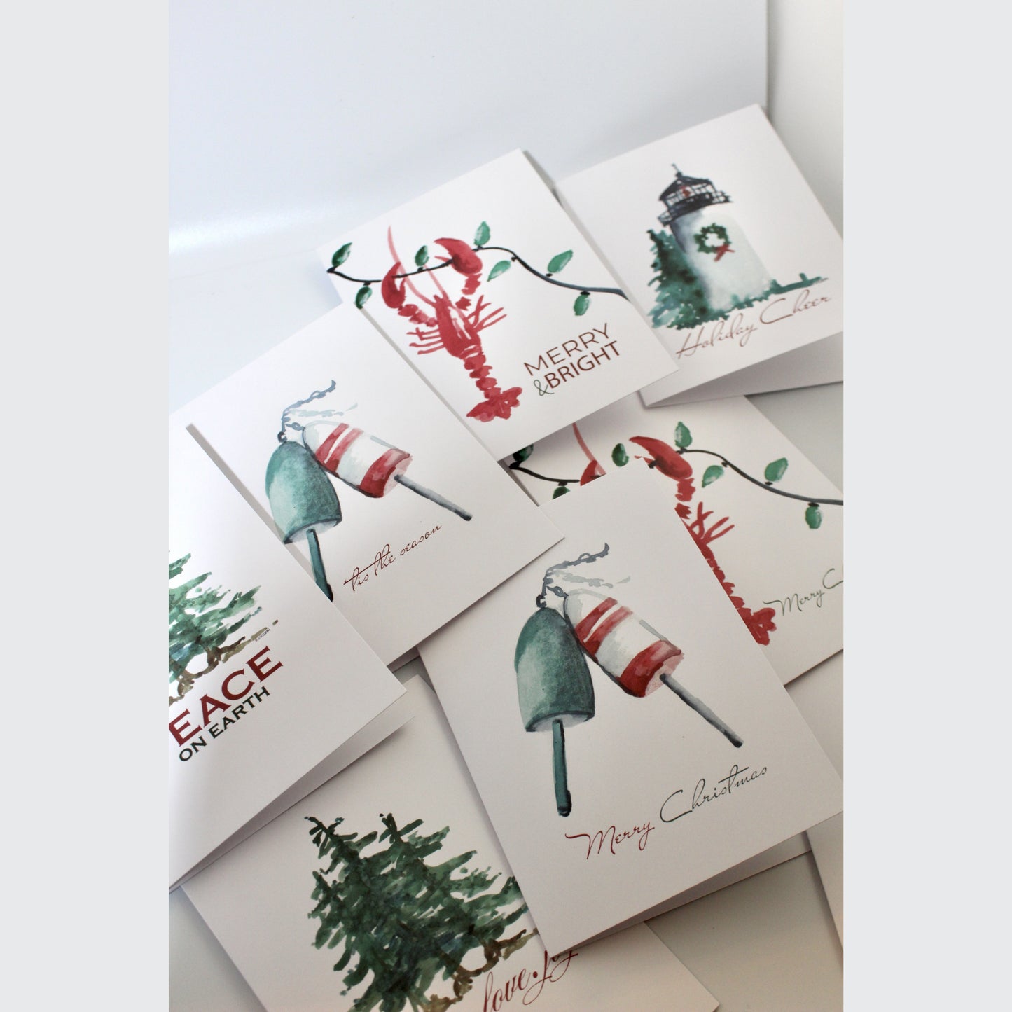 COASTAL CHRISTMAS CARDS